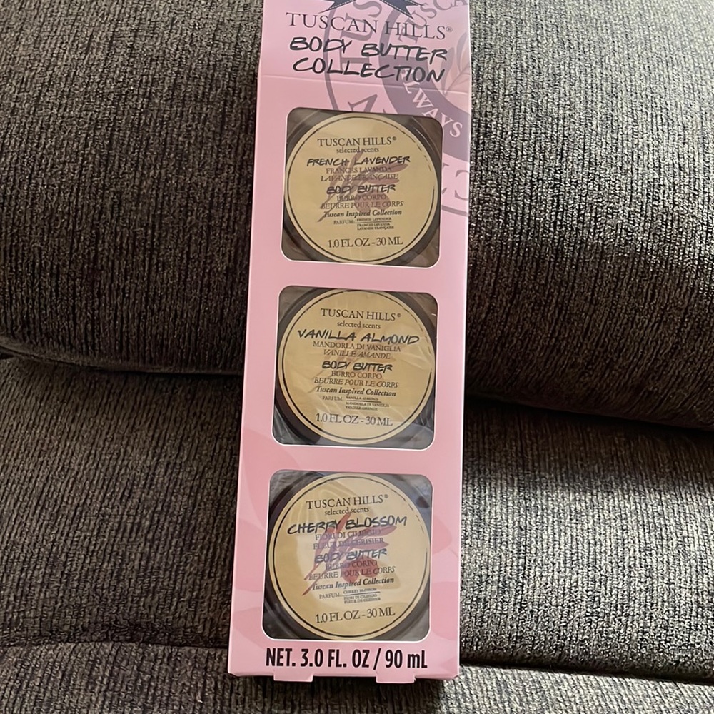 Tuscan Hills scented body butters collection NIB
